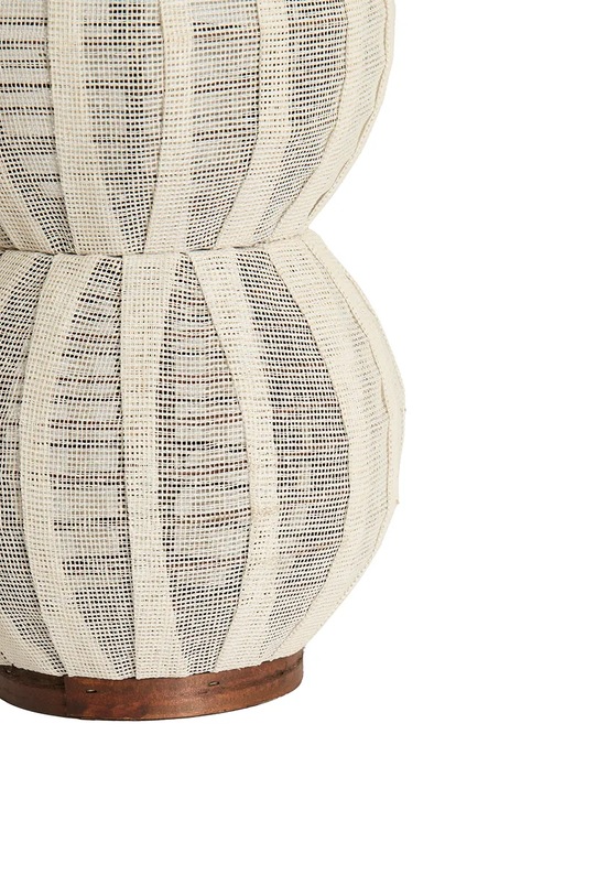 Salon i sypialnia Light & Living lampion dekoracyjny drewniany 23 x 48 cm 7795982 biały