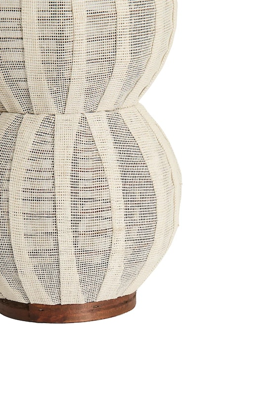 Salon i sypialnia Light & Living lampion dekoracyjny drewniany 23 x 48 cm 7795982 biały