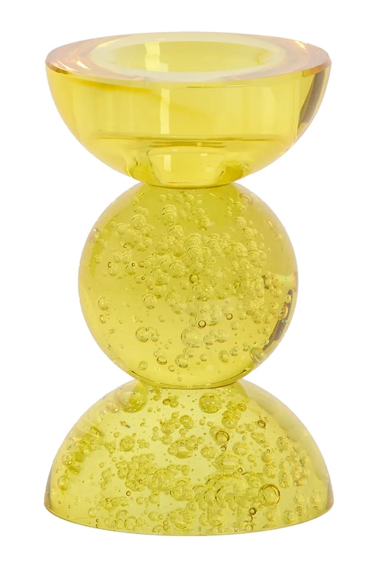 Light & Living svijećnjak ukrasni od bojanog stakla 8 x 12 cm zlatna 6085003