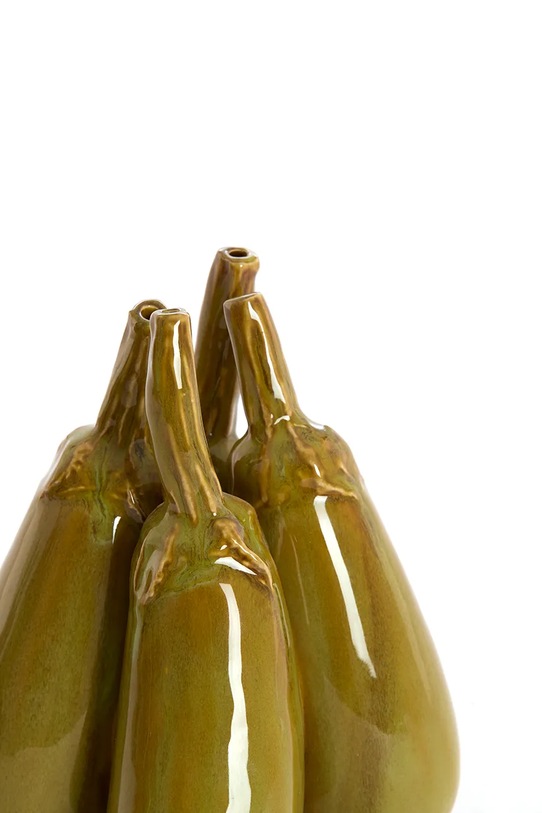 Light & Living ваза декоративная из глазурованной керамики 16 x 22,5 cm 5775581 зелёный AA00