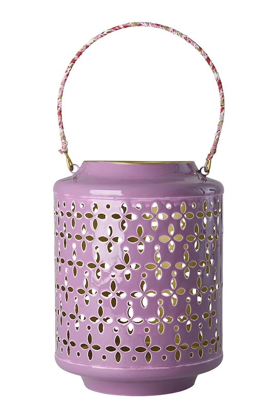 Rice κορνίζα διακοσμητική από σίδερο 27 x 19,5 x 19,5 cm ροζ CDLAN.LP