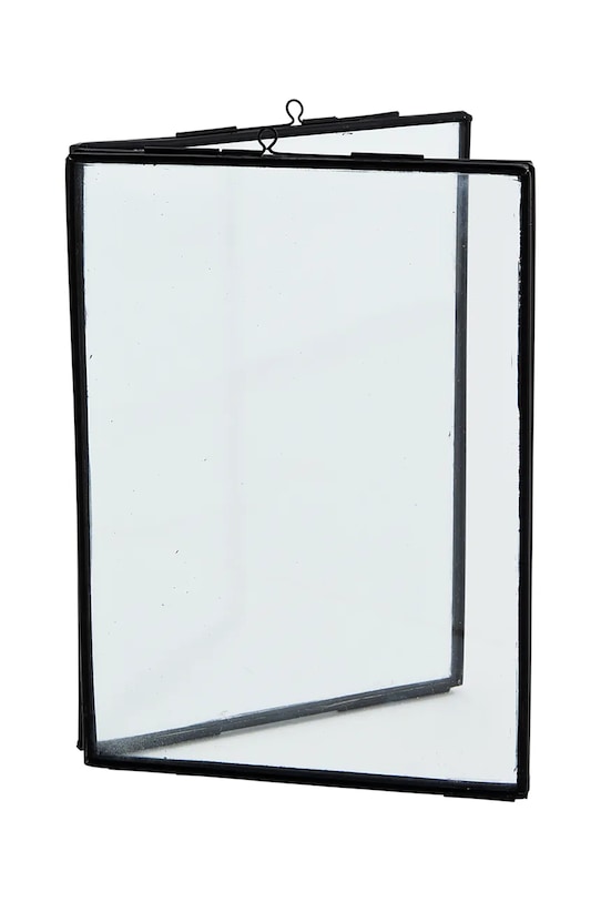 Madam Stoltz rámik stojanový zo železa 13 x 18 cm čierna 360113AB