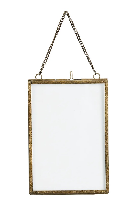 Madam Stoltz рамка настінна із зістареного металу 13 x 18 cm коричневий PCH30152B