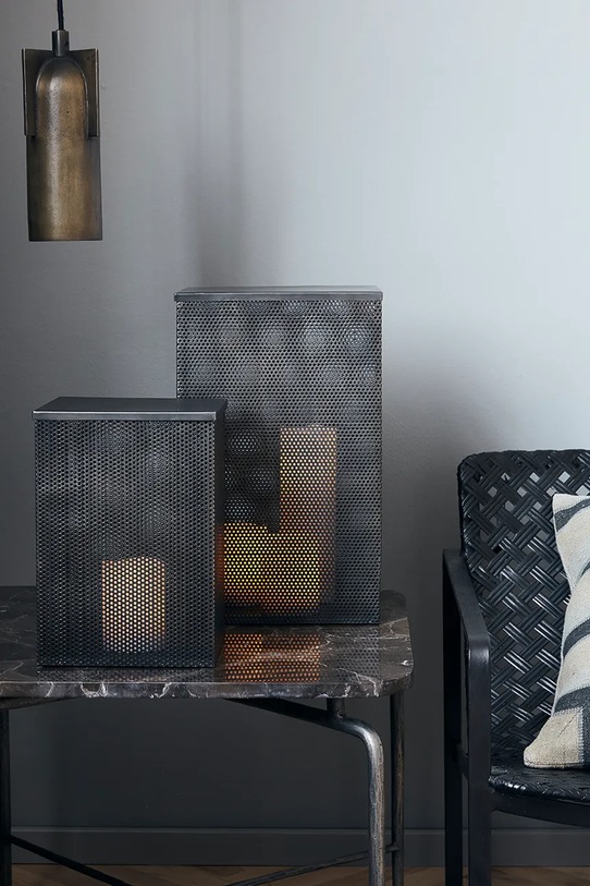 House Doctor Latarenki dekoracyjne z żelaza 205345005 czarny AA00