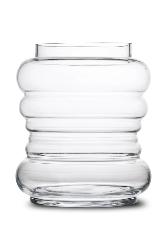 Byon wazon stojący ze szkła 17,5 x 20 cm transparentny 5263927400
