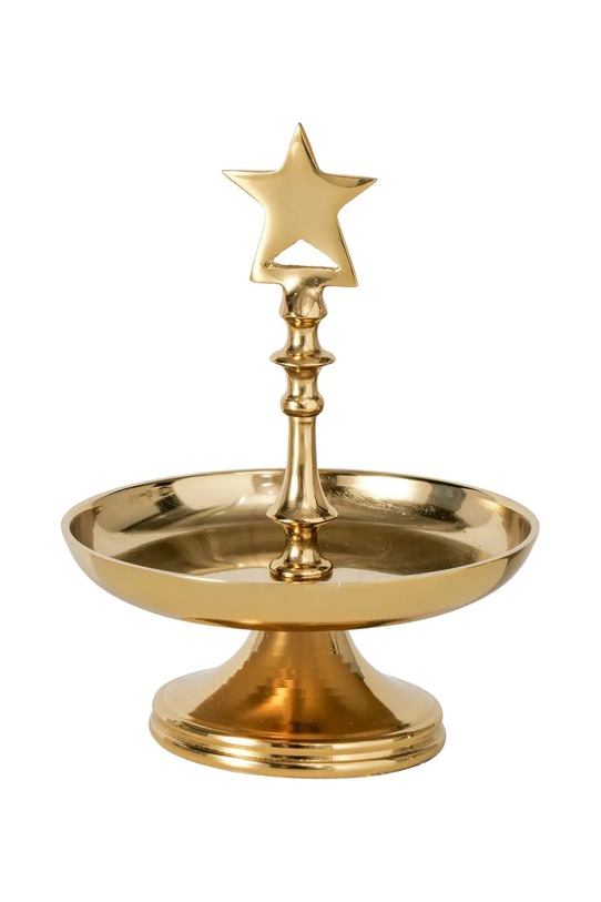 Boltze platou de Crăciun Liselle 23 cm galben 2069629