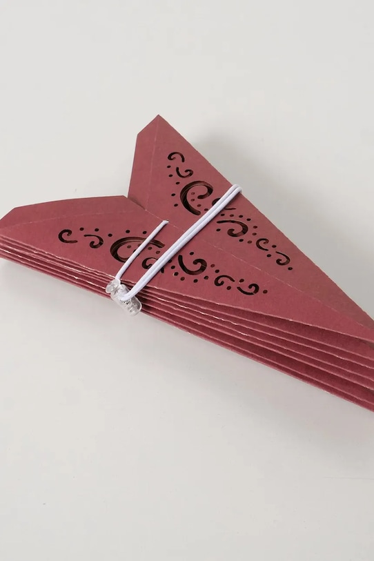 Lifestyle Boltze zawieszka dekoracyjna Kassina 16,5 x 50 cm 2062231 bordowy