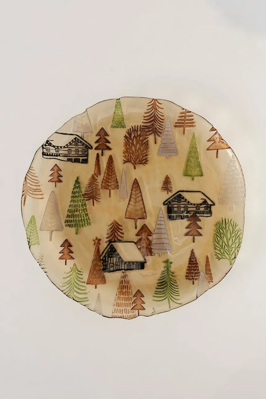 Boltze talerz ozdobny Nelas 28 cm multicolor 2069819