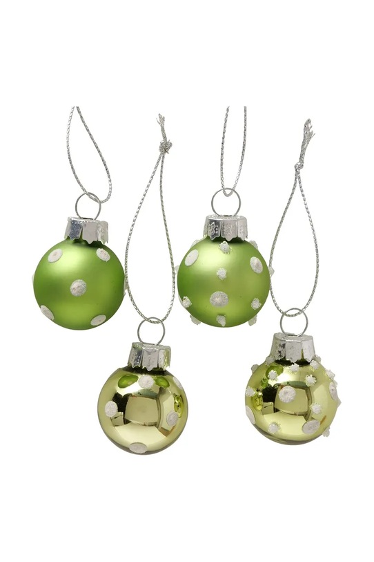 Boltze zestaw bombek choinkowych Punti 3 cm 12-pack zielony 2063016