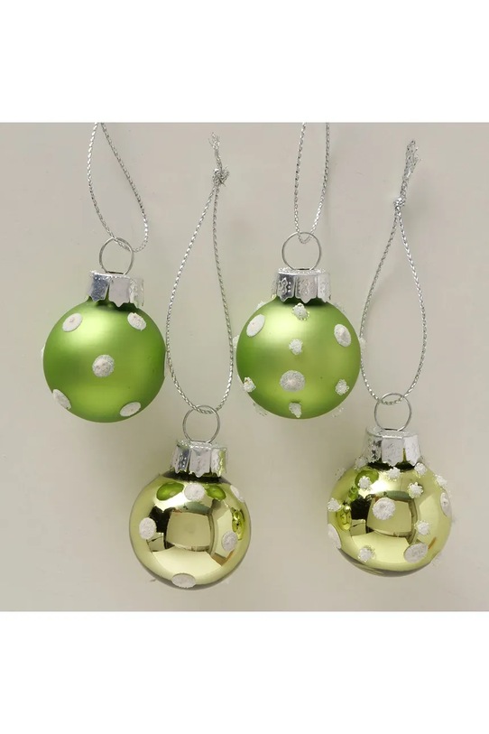 Boltze zestaw bombek choinkowych Punti 3 cm 12-pack 2063016 zielony AA00
