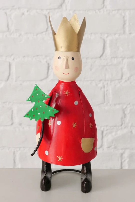 Boltze figurka dekoracyjna Maxi King 27,5 cm 2063109 multicolor AA00