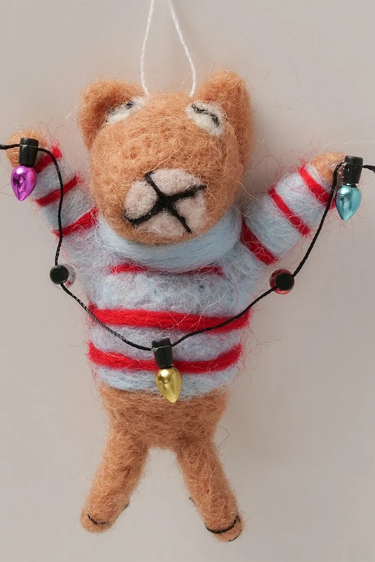 Boltze dekoracja świąteczna Jonte 7 x 9 cm 2060997 multicolor AA00