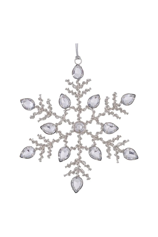 Boltze zawieszka dekoracyjna Salju 16,5 cm szary 2063083