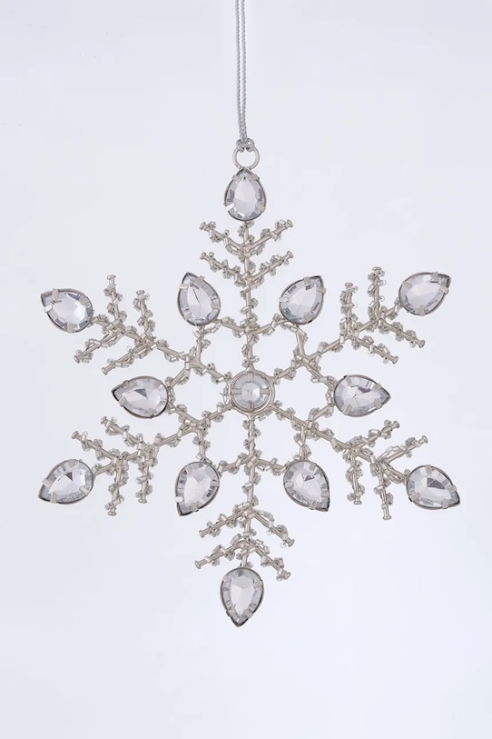 Boltze zawieszka dekoracyjna Salju 16,5 cm 2063083 szary AA00