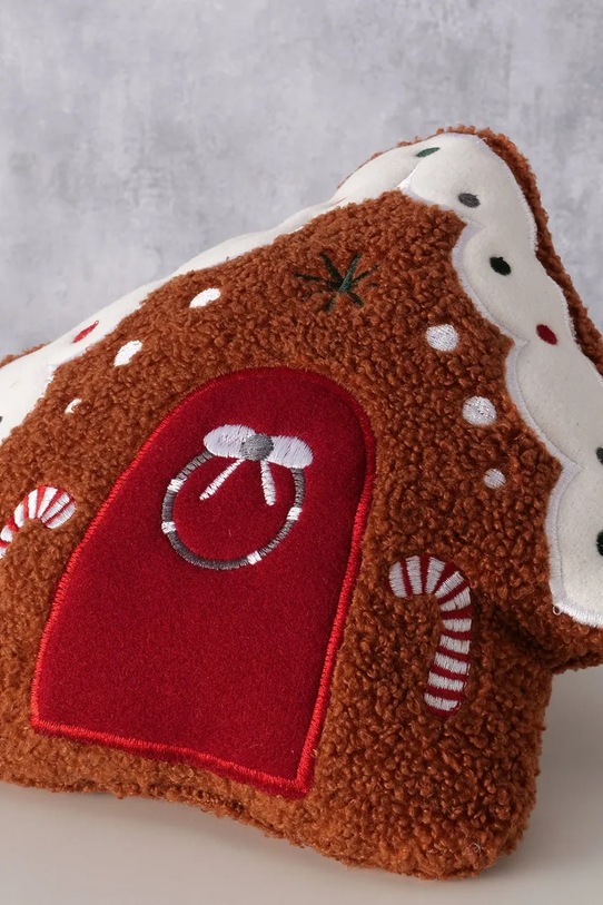Boltze poduszka dekoracyjna świąteczna Ginger 28 x 28 x 8 cm brązowy 2062535