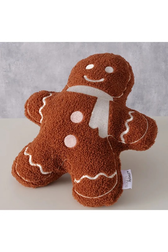 Boltze poduszka świąteczna Ginger 33 x 30 x 10 cm brązowy 2059433