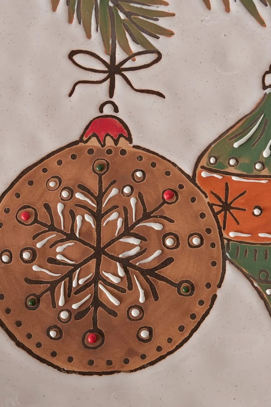 Boltze talerz dekoracyjny Franjo 28,4 cm multicolor 2061748