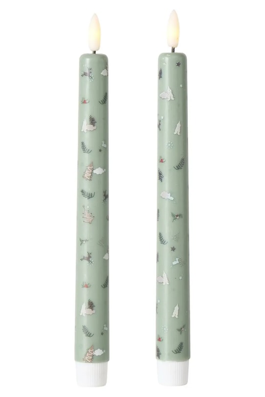 Boltze zestaw świec led Falko 22 cm 2-pack turkusowy 2069510