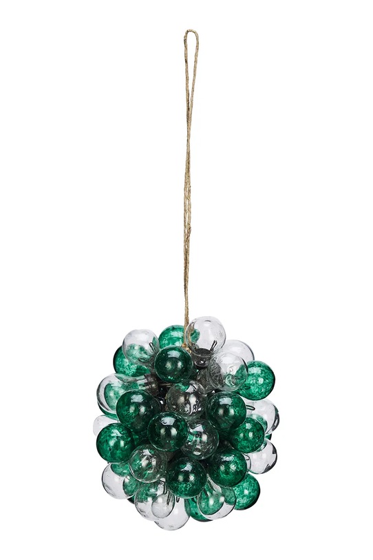 Madam Stoltz zawieszka świąteczna 10 cm turkusowy EV.32579