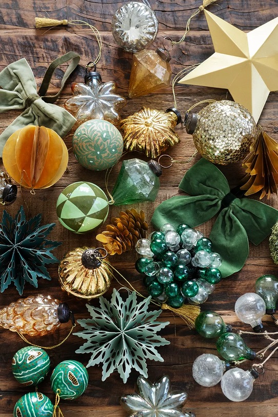 Lifestyle Madam Stoltz zawieszka świąteczna 10 cm EV.32579 turkusowy