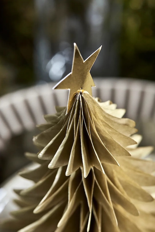 Lifestyle House Doctor choinka dekoracyjna HDTree 18 x 11,5 /23 x 16 / 28,5 x 21 cm 3-pack 266602502 żółty