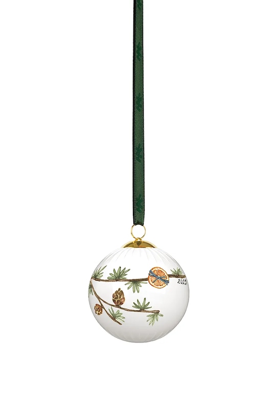 Игрушка на ёлку Kähler Hammershoi Christmas Bauble 2025 6 cm белый 693148