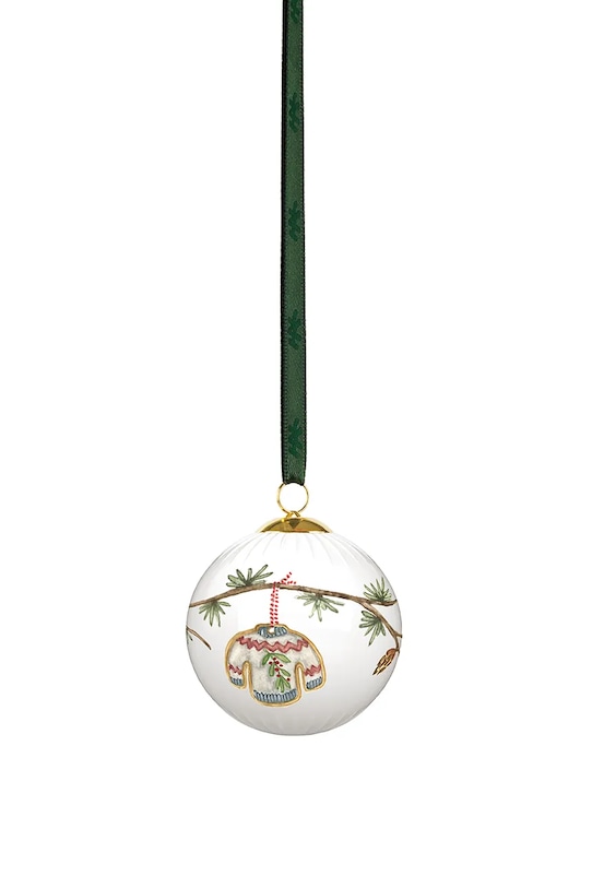 Игрушка на ёлку Kähler Hammershoi Christmas Bauble 2025 6 cm 693148 белый AA00
