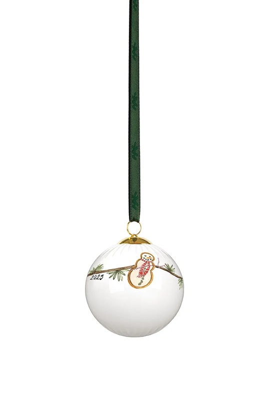 Лайфстайл Игрушка на ёлку Kähler Hammershoi Christmas Bauble 2025 6 cm 693148 белый