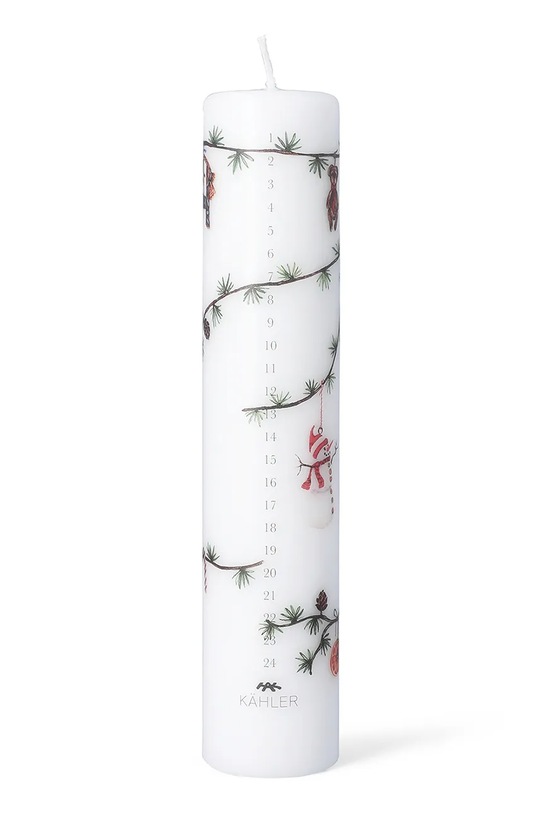 Λαμπάδα advent Kähler Hammershoi Christmas 5 cm λευκό 693172
