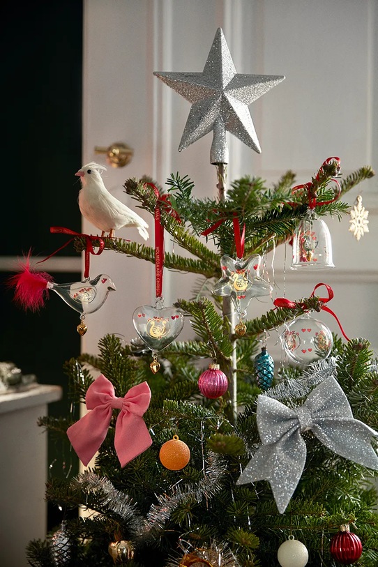 Lifestyle Holmegaard pandantiv decorativ Ann-Sofi 7 x 8,5 x 3,5 cm 4800589 transparent