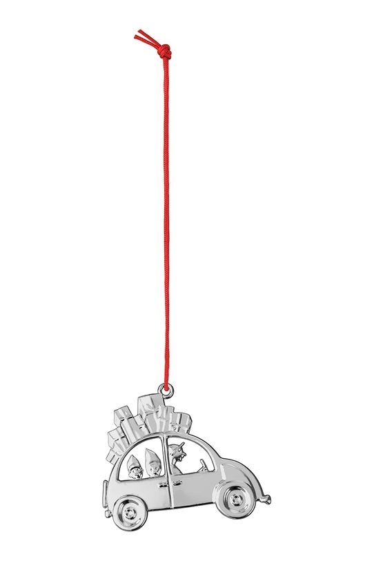 Στολίδι Rosendahl Christmas Car 9 x 6,5 cm γκρί 33101