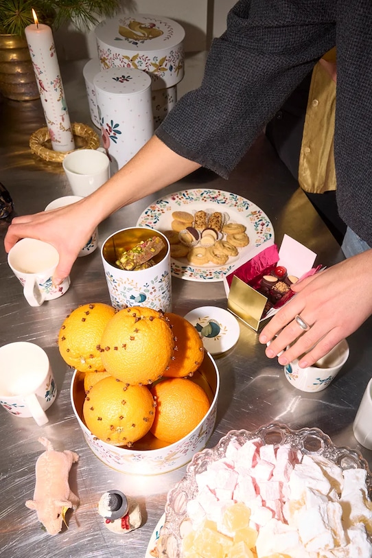 Lifestyle Rosendahl lumânare de advent Cottage Advent Candle 2025 5 cm 33109 alb