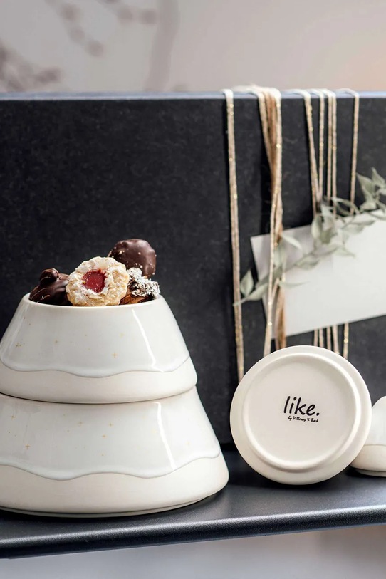 Villeroy & Boch container de depozitare Winter Glow 17,9 x 22,4 cm 1486714471 bej