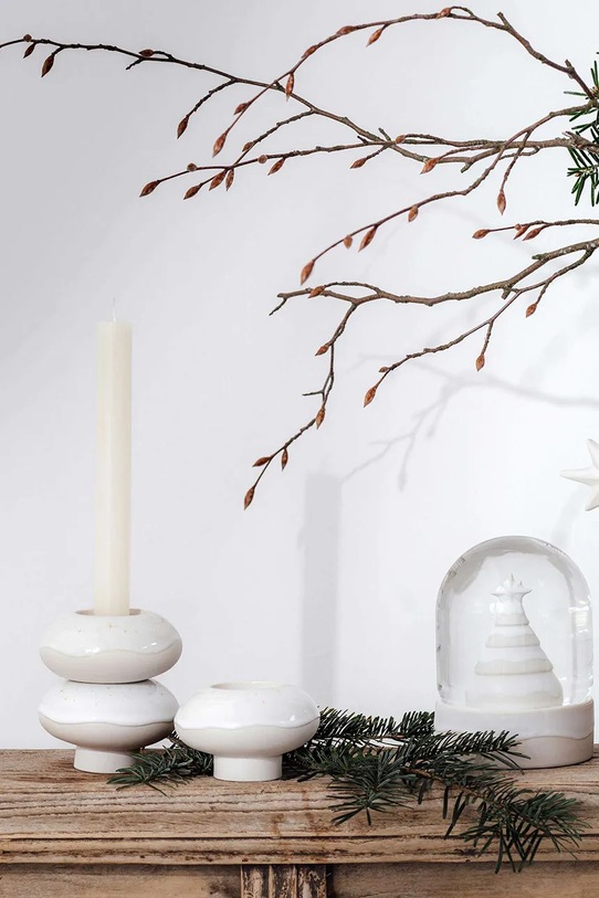 Villeroy & Boch glob decorativ Winter Glow 11 x 12,9 cm bej 1486716642