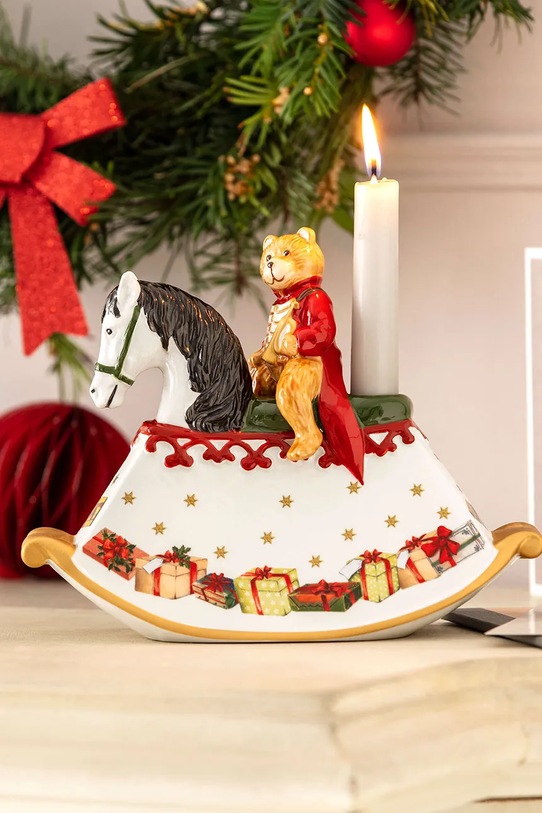 Lifestyle Ukrasni svijećnjak Villeroy & Boch Christmas Toy's 21,5 x 8,7 x 16,9 cm 1483276551 šarena