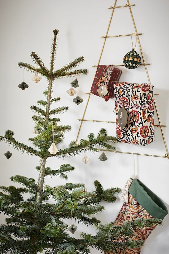 Madam Stoltz zawieszka świąteczna 4 cm 3-pack MS2311.16B zielony AA00