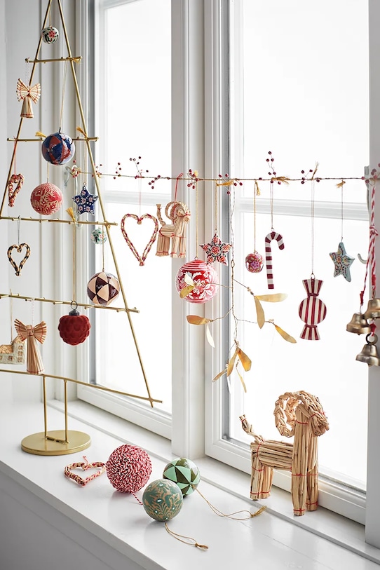 Madam Stoltz zawieszka świąteczna 5 cm 3-pack AL.11028ADE multicolor AA00