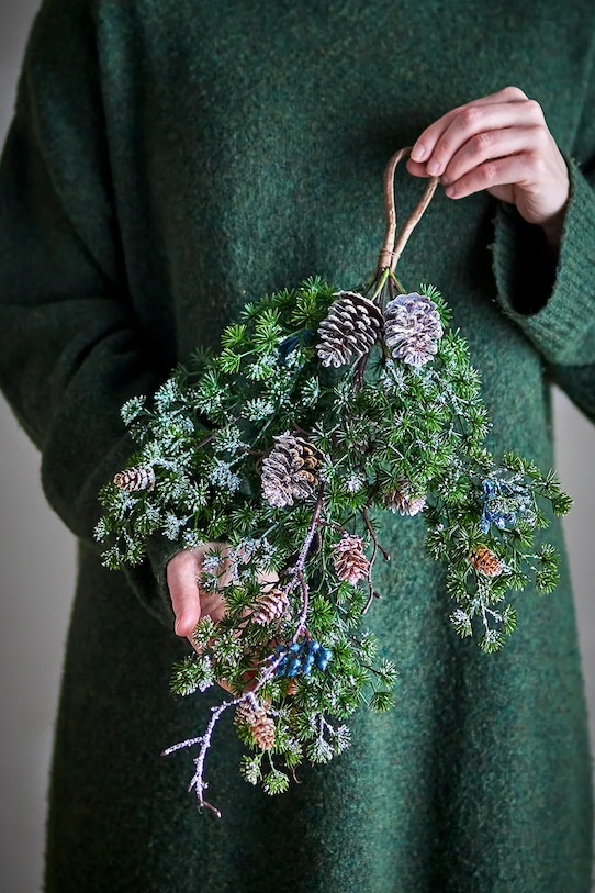 Bloomingville pandantiv decor Cedar Deco 46 x 8 x 23 cm 82072346 verde AA00