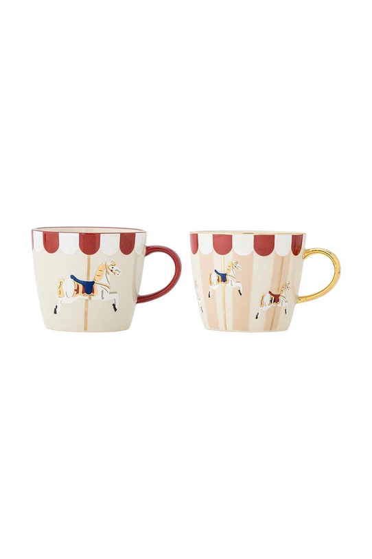 Bloomingville zestaw kubków świątecznych Merry-go-round 300 ml 2-pack multicolor 82062865