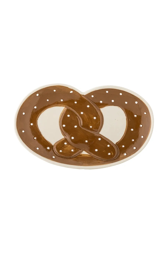 Bloomingville talerz do serwowania Treats 23,5 x 2,5 x 14 cm 82062884 brązowy AA00