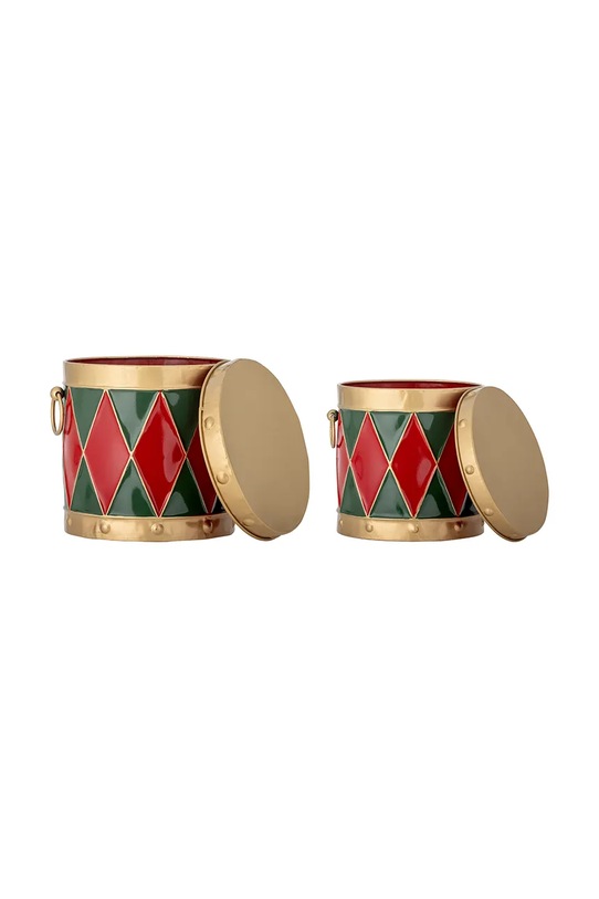 Bloomingville zestaw pudełek do przechowywania Yuri 19,5 x 17,5 / 23,5 x 20 cm 2-pack 82061761 multicolor AA00