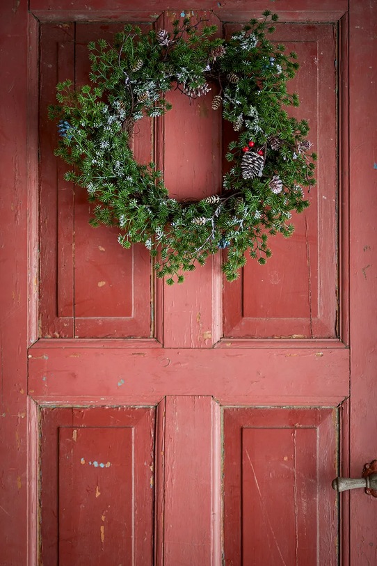 Bloomingville wieniec świąteczny Cedar Wreath 50 x 11 cm zielony 82072345