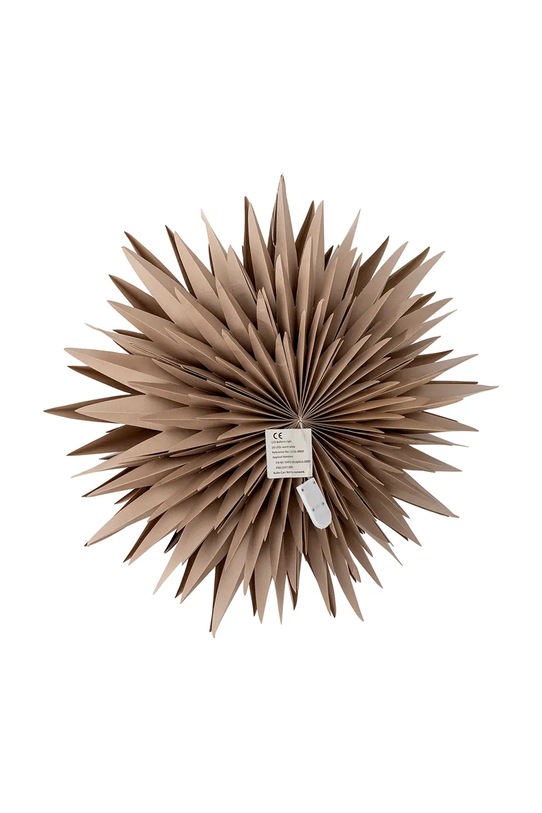 Bloomingville gwiazda na choinkę led 50 x 15 cm 82068560 brązowy AA00