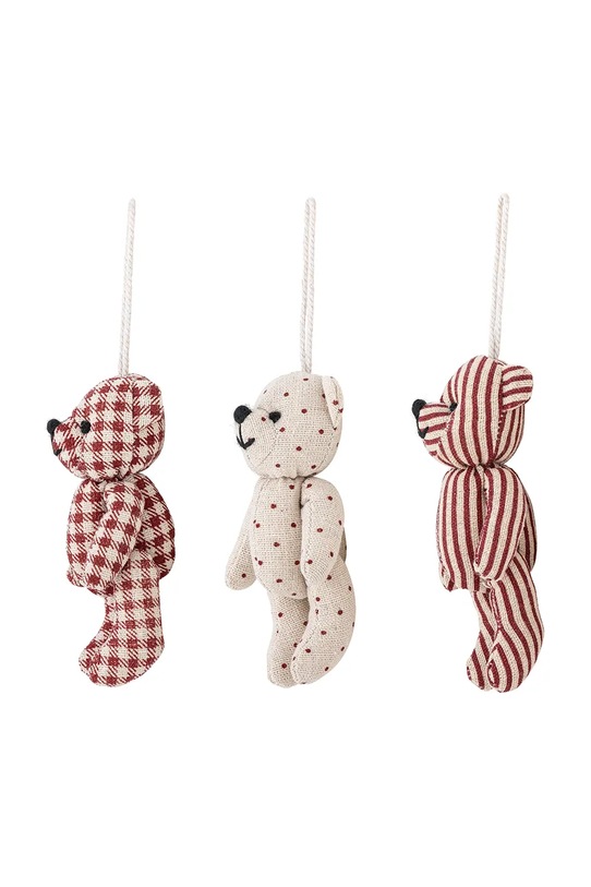 Bloomingville decorațiuni de crăciun 5 x 11,5 x 4,5 cm 3-pack 82072372 multicolor AA00