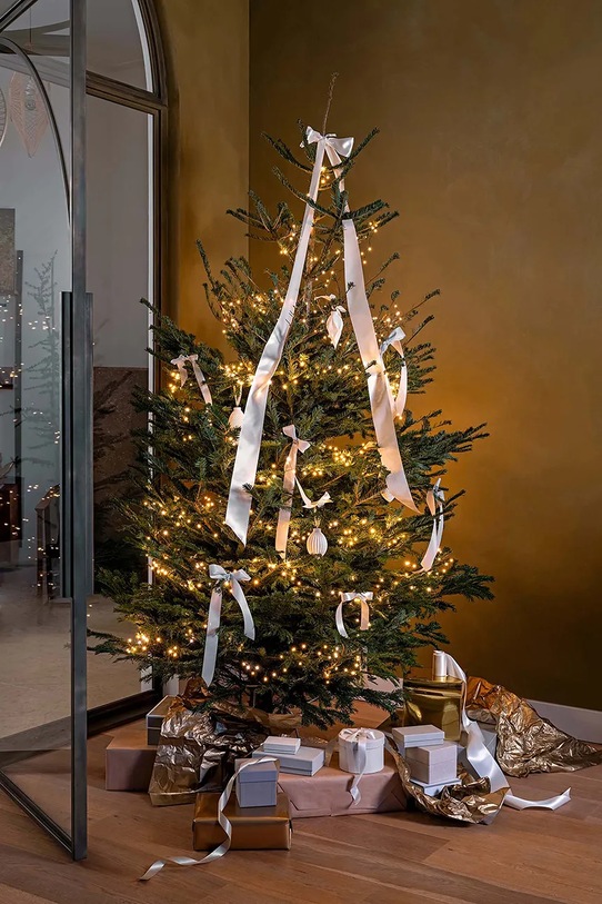 Lifestyle vtwonen pandantiv decorativ Christmas Ornament 6,5 x 14 cm 52099259 alb