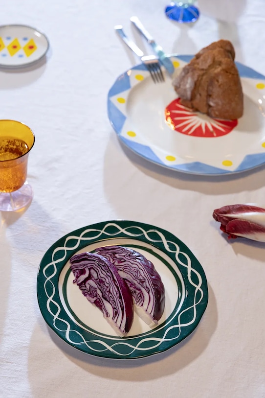 &k amsterdam talerz festivo L/30,5 cm multicolor 2192.01