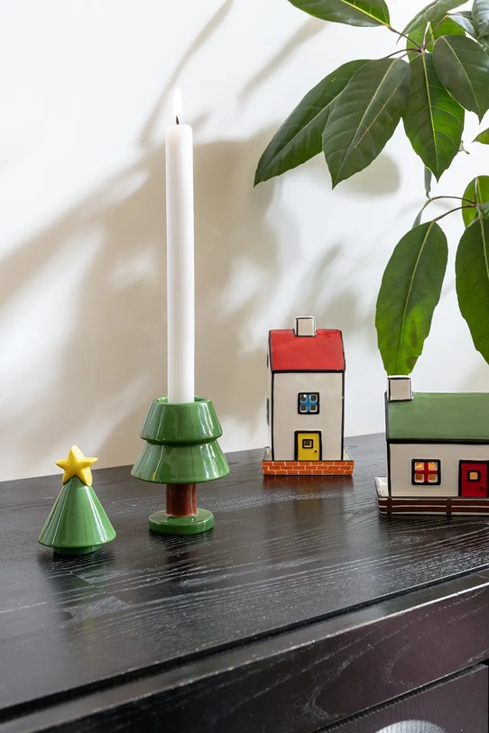 Декоративный подсвечник &k amsterdam haines christmas 18 x 8 cm мультиколор 2841.12