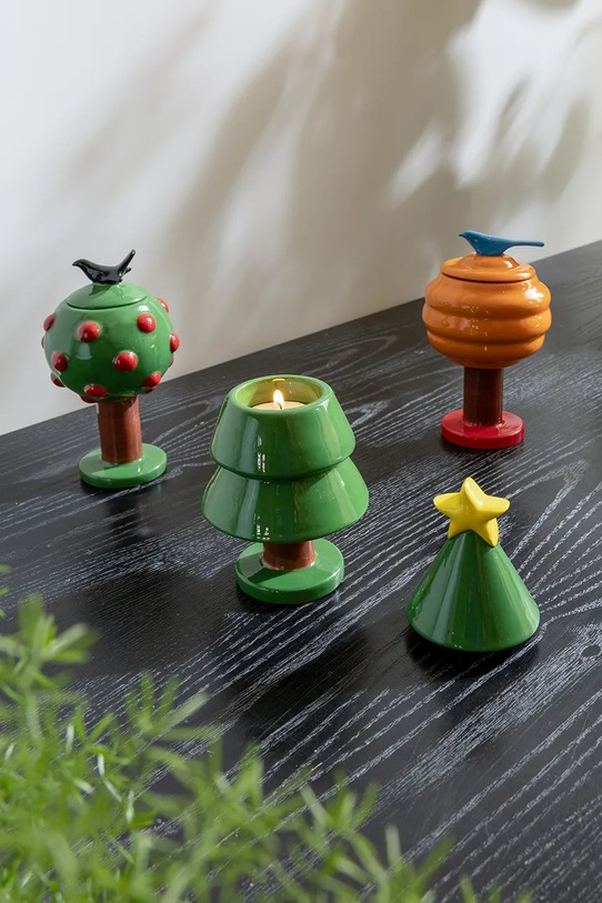 Декоративный подсвечник &k amsterdam haines christmas 18 x 8 cm 2841.12 мультиколор
