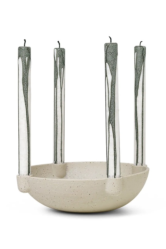 ferm LIVING świecznik dekoracyjny L 1104263131 beżowy AA00