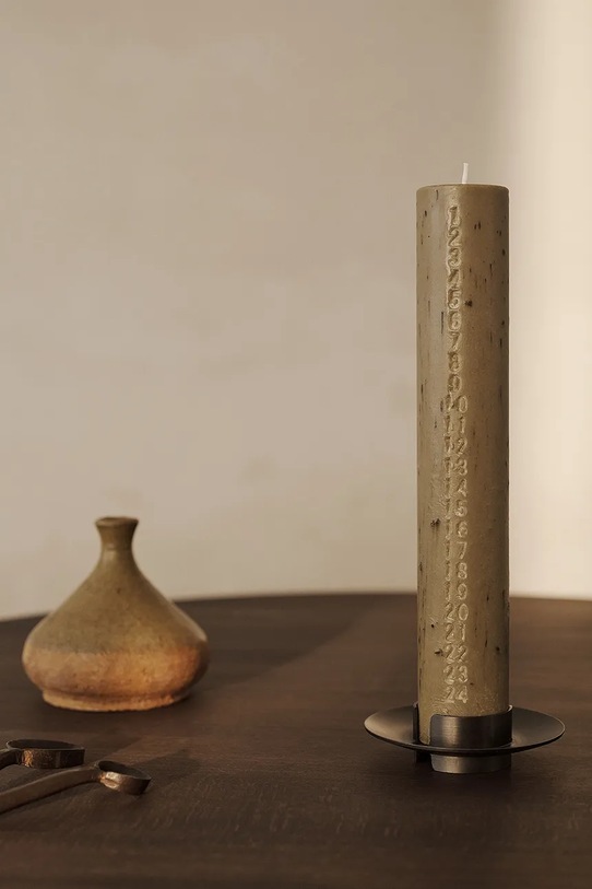 ferm LIVING świeca adwentowa 1104270019 beżowy AA00